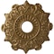 Ekena Millwork Preston Ceiling Medallion (Fits Canopies up to 4"), Hand-Painted Pale Gold, 17 1/2"OD x 4"ID x 1"P CM17PRPAS - alternate 1